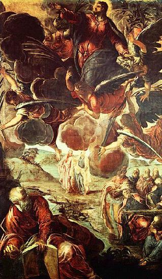 Jacopo Tintoretto Christi Himmelfahrt oil painting picture